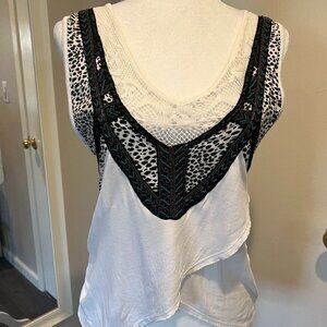 Vintage Havana White and Black Tank Top